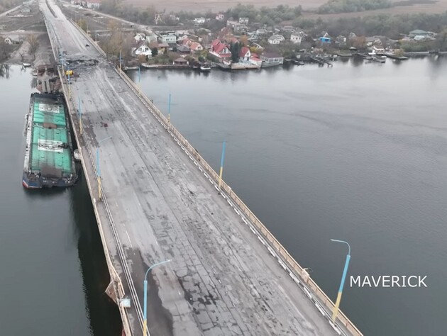 Дневник оккупации херсонца Клочко: Мост через Днепр в районе Антоновки разрушен до основания