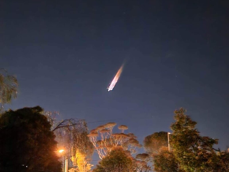 У небі над Австралією помітили "метеор". Він виявився російською ракетою