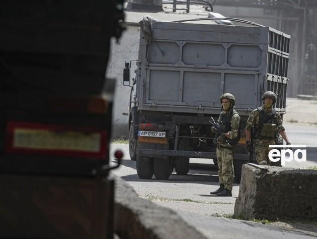 В больницу Мелитополя привезли 