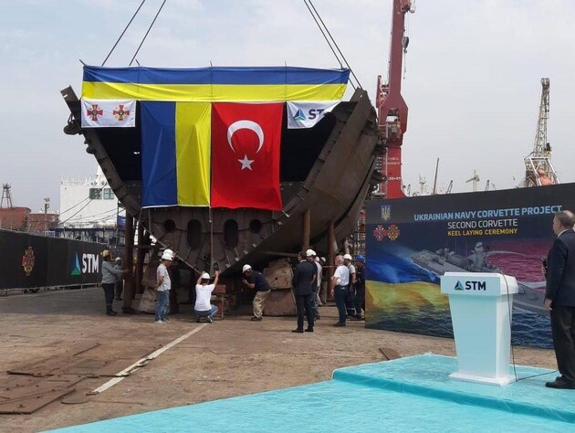 В Стамбуле заложили второй корвет для украинского флота – ВМС ВСУ