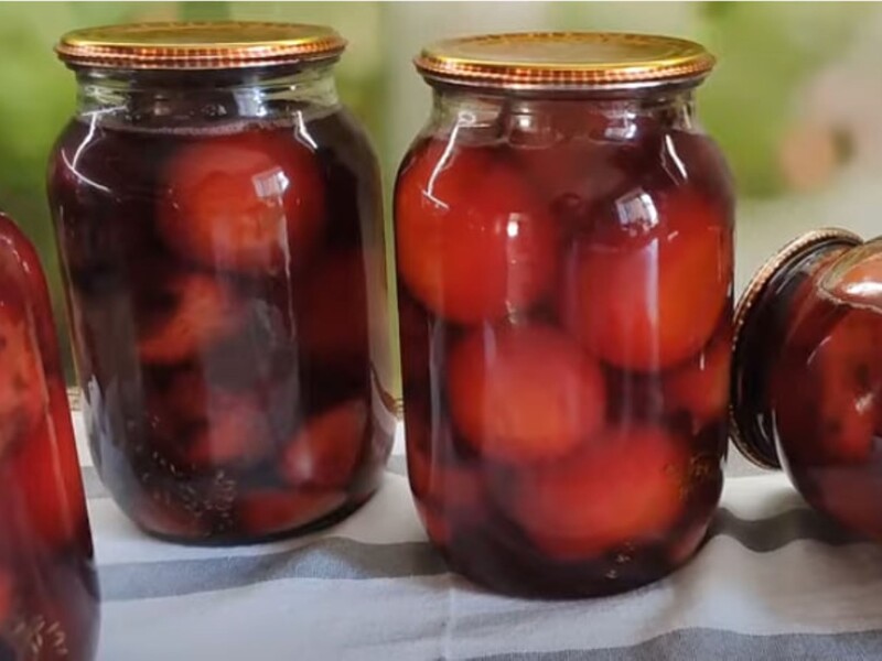 помидоры маринованные на зиму рецепты на 2 литровую банку с уксусом | Дзен