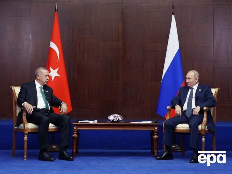 Ердоган і Путін під час зустрічі обговорять "зерновий коридор" та обмін полоненими між РФ і Україною – ЗМІ