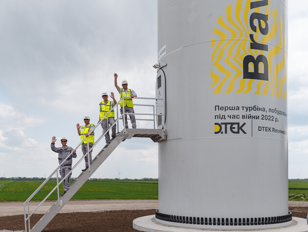 Строящаяся в Николаевской области Тилигульская ветроэлектростанция ДТЭК получила американскую награду Renewable Top Plant Awards