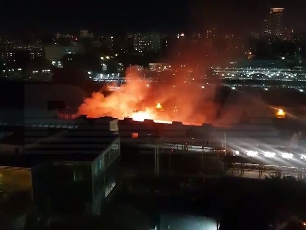 У центрі Москви сталася велика пожежа
