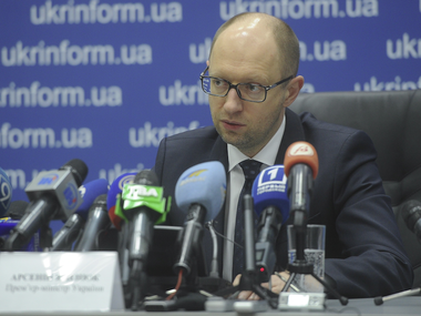 Яценюк совершит рабочую поездку по восточным регионам