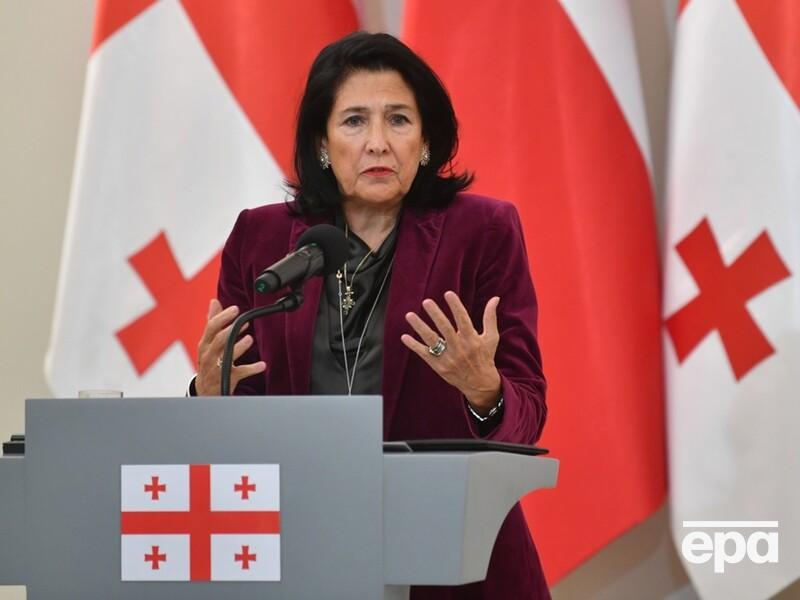 "Все должны забыть мечту о моей отставке". Президент Грузии заявила, что не уйдет в отставку на фоне попытки импичмента