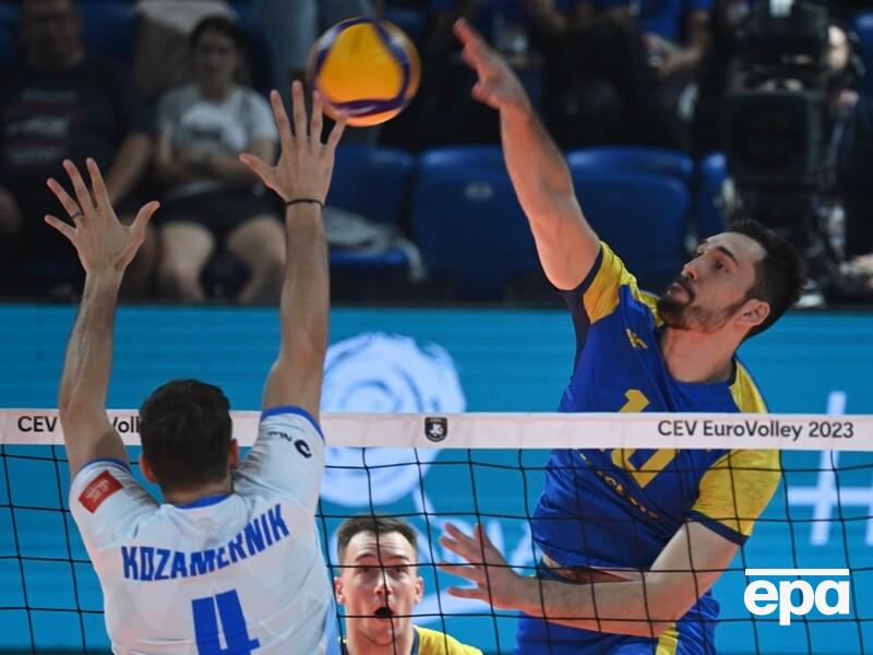 Збірна України з волейболу поступилася Словенії у чвертьфіналі чемпіонату Європи