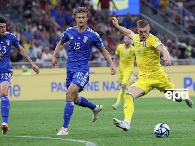 Сборная Украины по футболу не смогла забрать очки у итальянцев в отборе Евро 2024