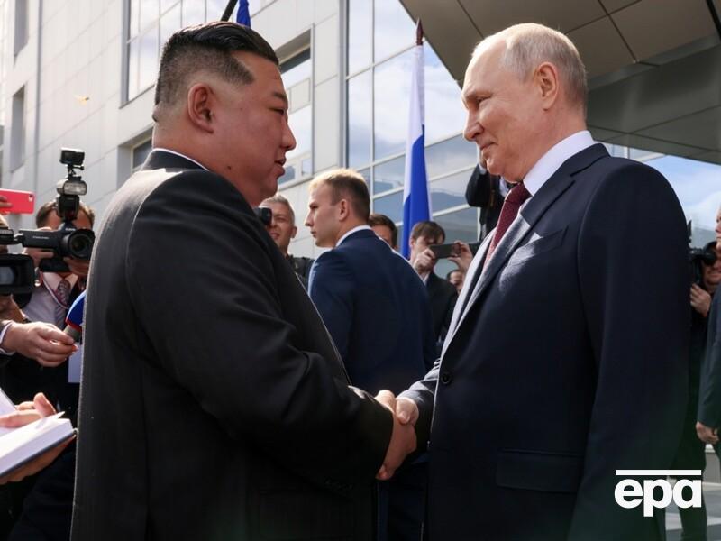 Путин встретился с Ким Чен Ыном на космодроме