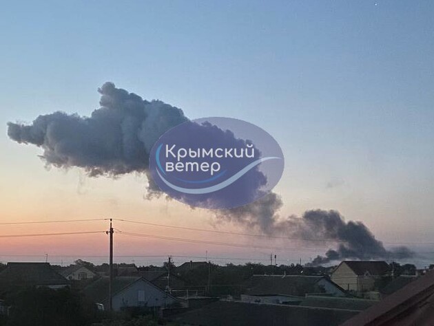 Возле Евпатории утром прогремели мощные взрывы, оккупанты утверждают, что сбили 11 украинских беспилотников