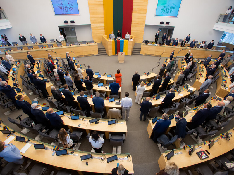 Сейм Литвы единогласно призвал страны – члены НАТО пригласить Украину в Альянс на саммите в Вашингтоне в 2024 году