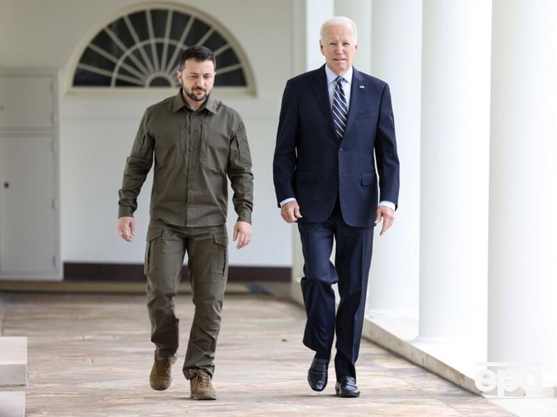 Байден встретился с Зеленским и заявил, что США и союзники готовы к долгосрочной помощи Украине