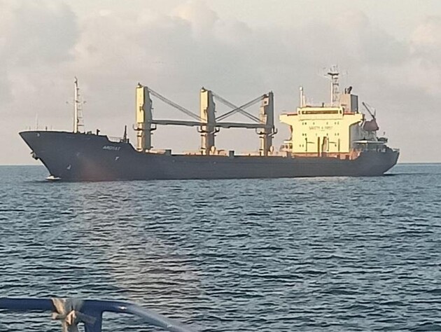 Из порта Черноморск вышло второе судно с украинским зерном, которое воспользовалось временным коридором