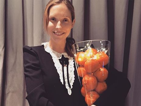 Осадчая повалялась в снегу