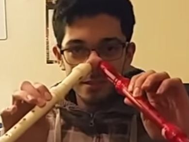 Парень ноздрями исполнил песню Дион из 