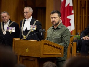 Зеленський у парламенті Канади: Україна, а не геноцид вийде переможцем із війни