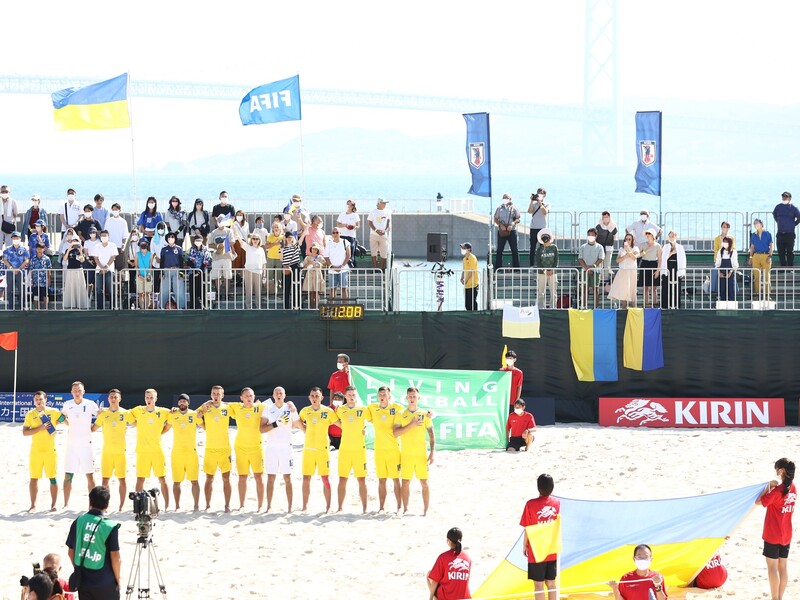 Сборная Украины по пляжному футболу не примет участия в чемпионате мира из-за допуска на него сборной Беларуси 