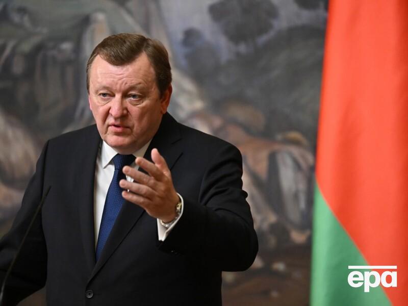 Глава МЗС Білорусі заявив, що "не уявляє" вступу його країни у війну проти України