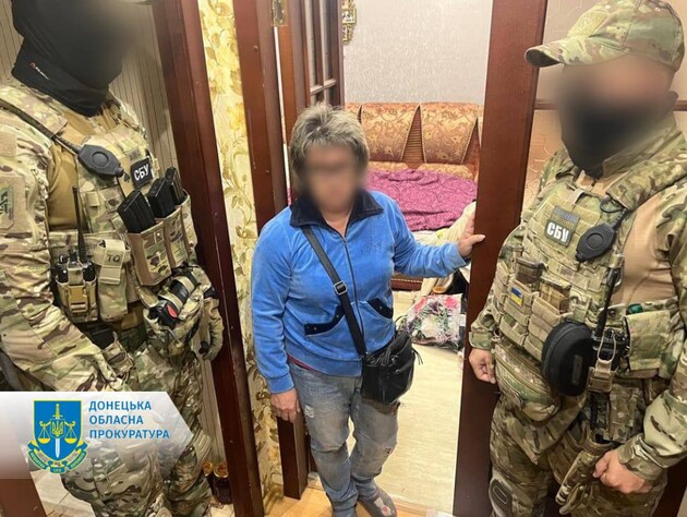 СБУ задержала жительницу Торецка, подозреваемую в корректировке вражеского огня по подразделениям ВСУ, которые контратакуют под Бахмутом