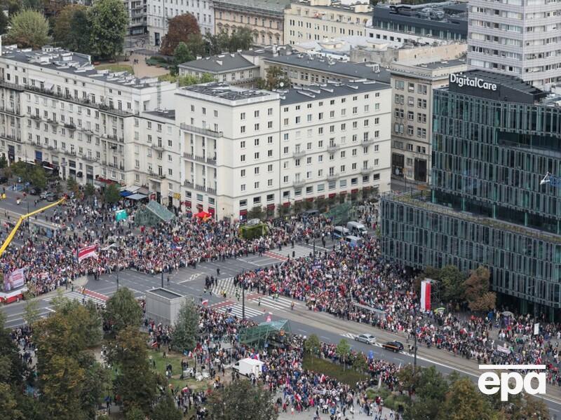 В Варшаве прошел митинг польской оппозиции 