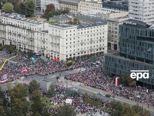В Варшаве прошел митинг польской оппозиции 