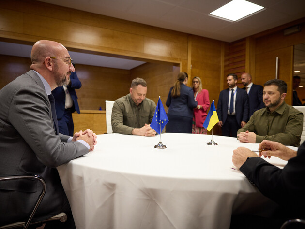 Зеленський на саміті ЄС повідомив главу Євроради про пріоритетні оборонні потреби України