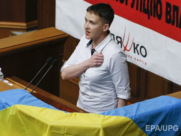 Савченко об обмене пленными: Я буду сотрудничать с СБУ, но считаю, что имею право и на свое мнение
