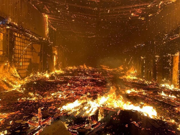 Ракетный удар по терминалу 