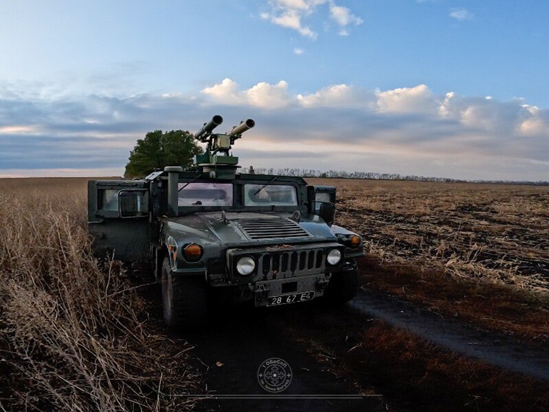 ВСУ установили украинский ПТРК "Амулет" на американский внедорожник HMMWV. Фото