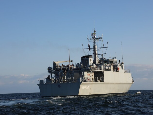 Украинские военные моряки участвуют в международных учениях ВМС в Британии