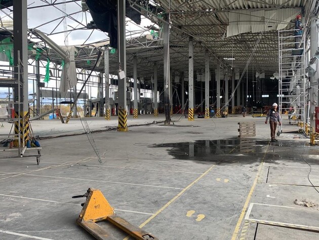 Двоє поранених унаслідок удару по терміналу 