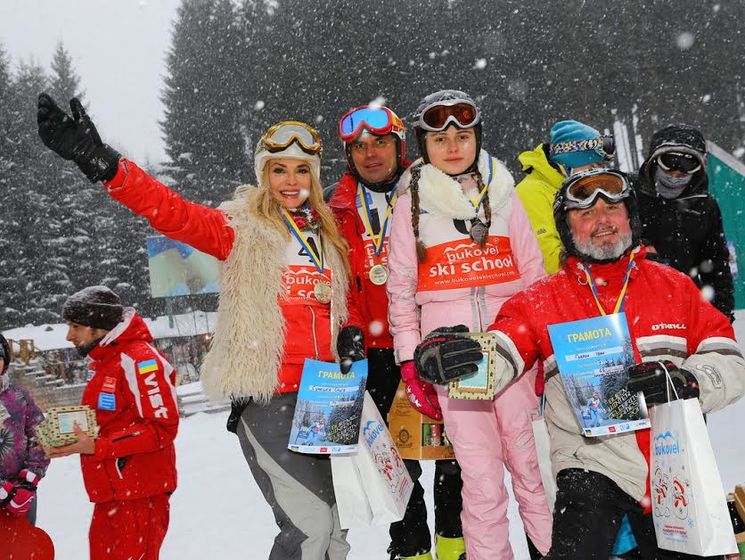 Семья Борисюка и Сумской собрала медали на лыжной гонке в Буковеле