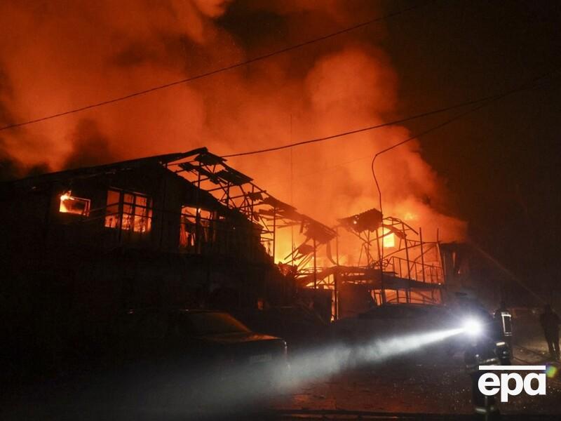 Россияне ночью массированно атаковали Харьков и область, произошло пять пожаров, повреждено административное здание – ГСЧС