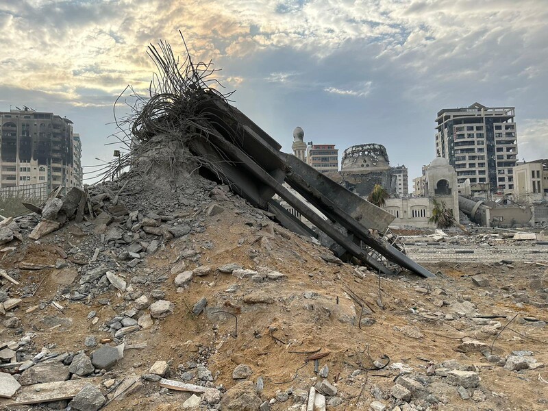 ЦАХАЛ вошел в порт Газы и разрушил памятник "израильской агрессии"