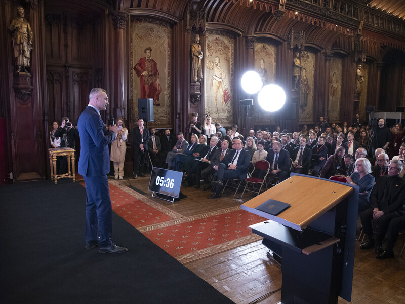 Кличко открыл Киевский инвестиционный форум в Брюсселе: "Наша цель – инновационная европейская столица, комфортный город для людей"