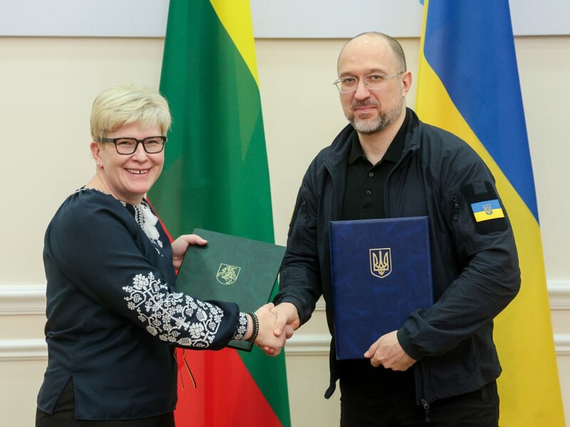 Украина и Литва подписали соглашение о техническом и финансовом сотрудничестве