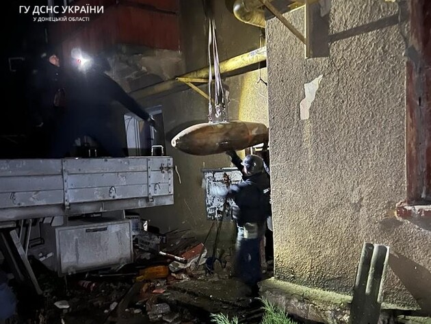 В Торецке в подвале многоквартирного дома обнаружили несдетонировавшую авиабомбу массой 500 кг – ГСЧС