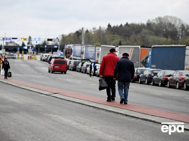 В ответ на блокирование границы поляками украинские водители перекрывали дороги в польских городах