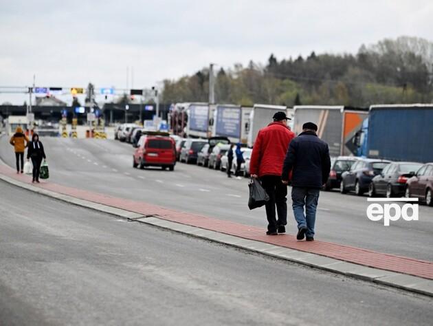 У відповідь на блокування кордону поляками українські водії перекривали дороги у польських містах