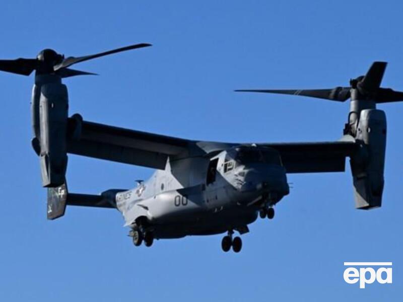 Конвертоплан Osprey ВВС США упал в море у побережья Японии, найден один погибший