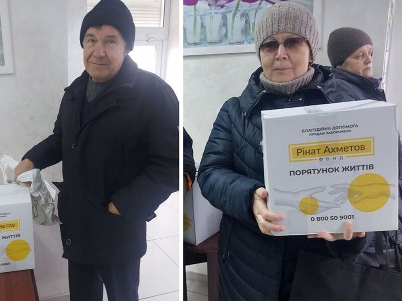 У Тернополі триває видавання допомоги від Фонду Ріната Ахметова для переселенців із Луганської області