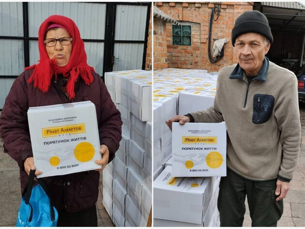 Жителі Оріхівської громади й далі отримують допомогу від Фонду Ріната Ахметова