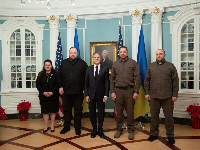 Украинская делегация встретилась с Блинкеном, стороны обсудили дальнейшую поддержку Украины Соединенными Штатами