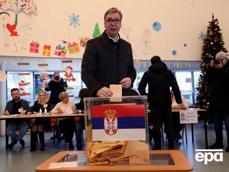 В ОБСЄ заявили про порушення на парламентських виборах у Сербії. Їх виграла партія президента Вучича