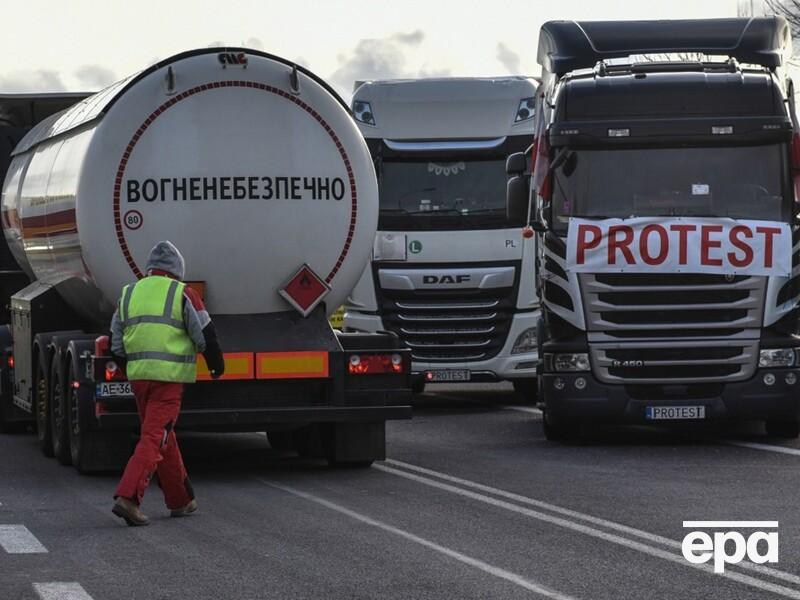 Через протести поляків в Україну не може заїхати 4 тис. вантажівок – Держприкордонслужба