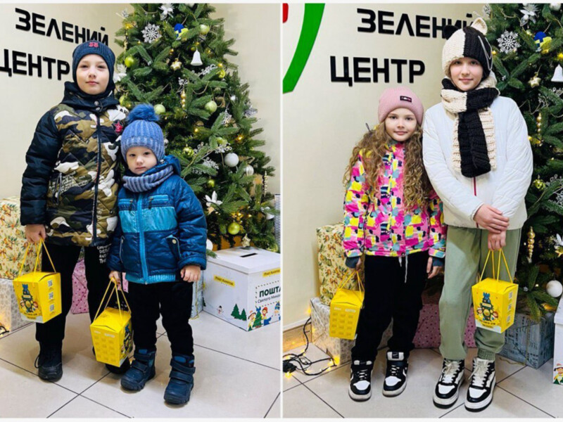 Фонд Рината Ахметова поздравил с новогодними праздниками детей-переселенцев, которые проживают в Запорожье