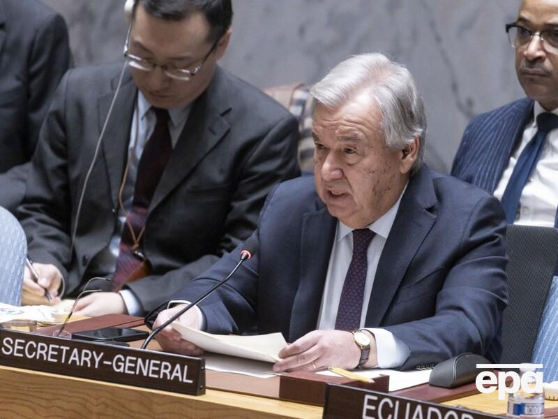 "Неприемлемы и должны быть немедленно прекращены". Генсек ООН осудил ракетные и дроновые атаки РФ на гражданское население и инфраструктуру Украины