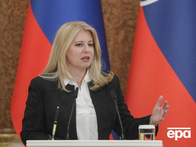 "Еще один Новый год, еще одно зверство". Президент Словакии призвала предоставить Украине средства, необходимые для самообороны