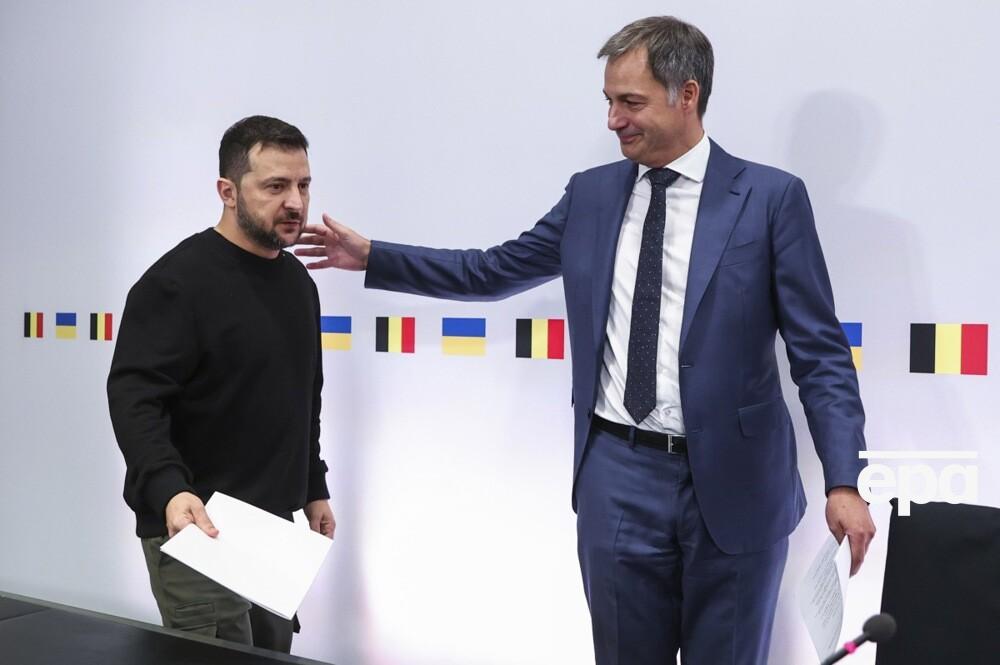 Зеленский обсудил с премьером Бельгии разблокировку €50 млрд помощи для Украины