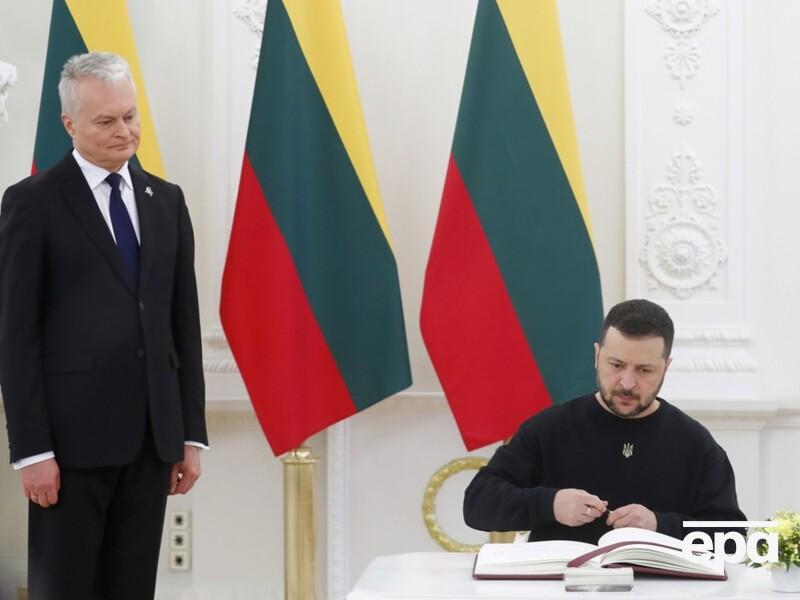 Україна спільно з Литвою вироблятимуть зброю, зокрема засоби боротьби з дронами – Зеленський